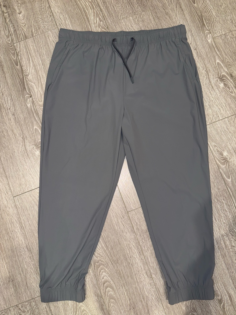 tek gear Gray Active Track performance Pants Athleisure Comfort All season